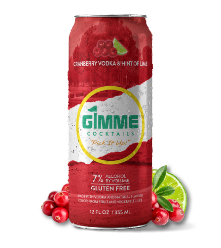 Cranberry Vodka & Hint of Lime